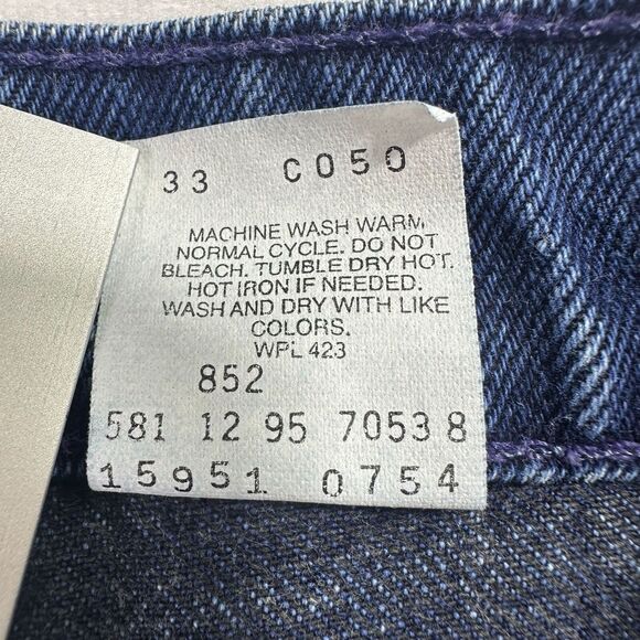 VTG Levis Orange tab Womens Relaxed Fit Tapered Leg Jeans Sz 12 Blue Denim USA - Picture 4 of 10